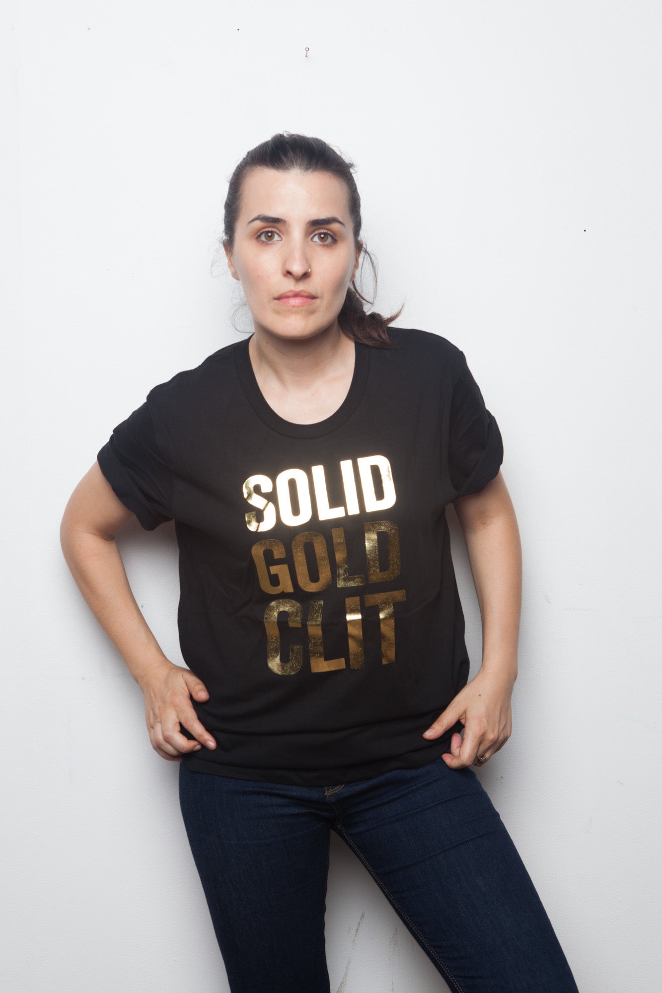 SOLID GOLD CLIT | Classic Cotton T-Shirt