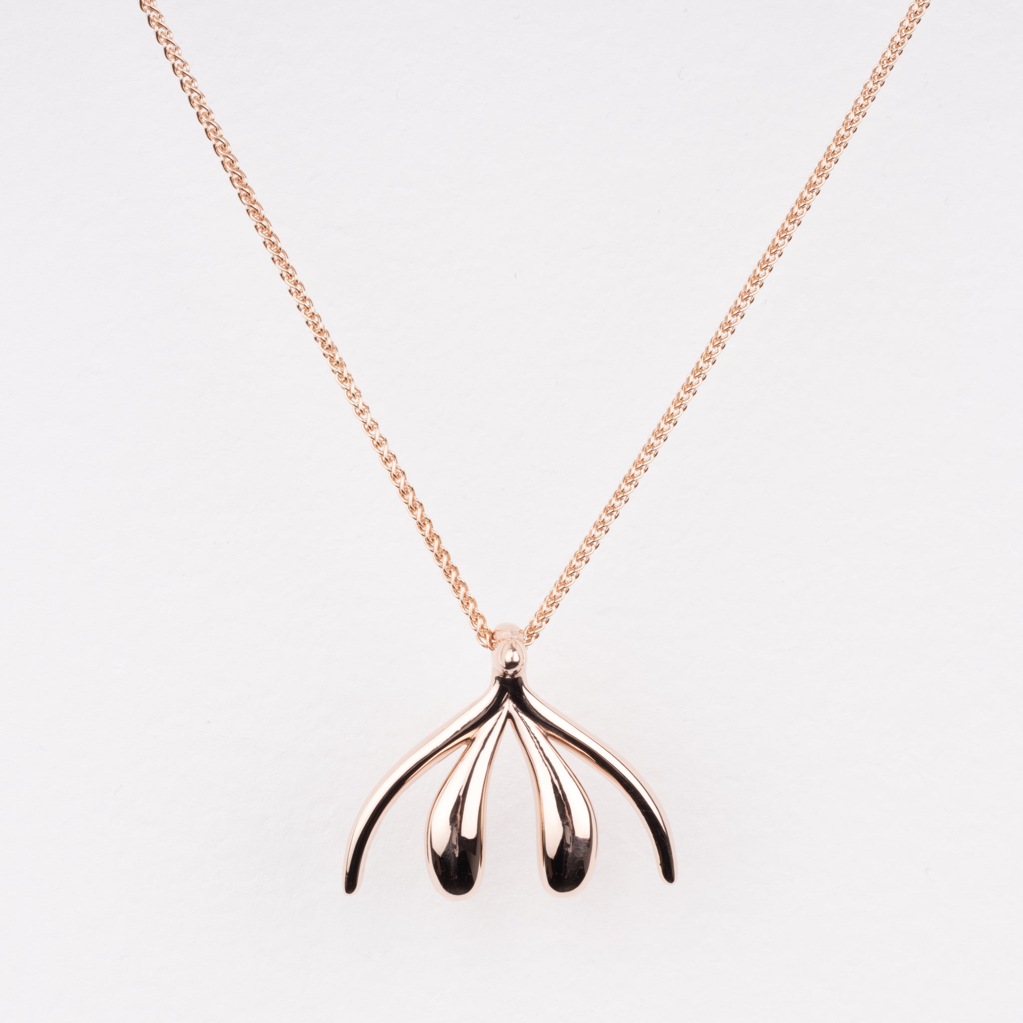 Unconquerable necklace in 14k rose gold by Sophia Wallace. #cliteracy